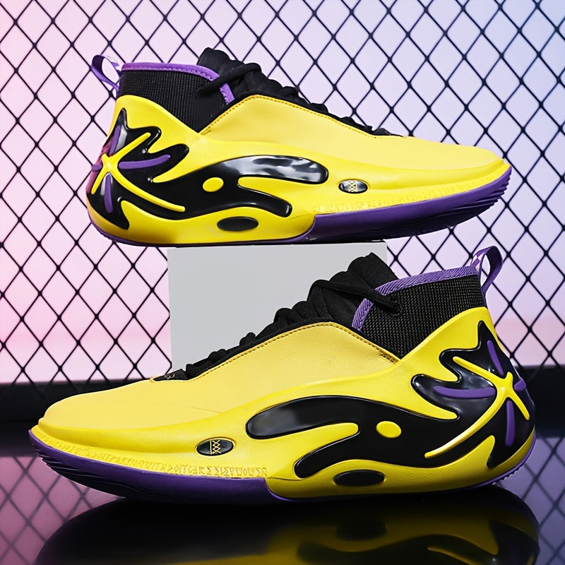 Tênis de Vôlei BlazeStrike X |  Alto Desempenho, Sola Antiderrapante de Impacto-Amarelo