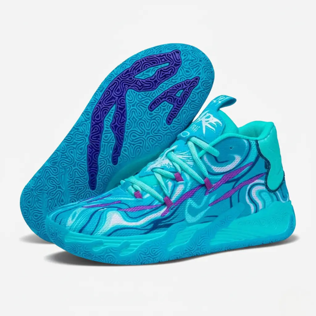 KIT Tênis de Vôlei AeroDunk + Joelheira de Brinde- Azul Bebê