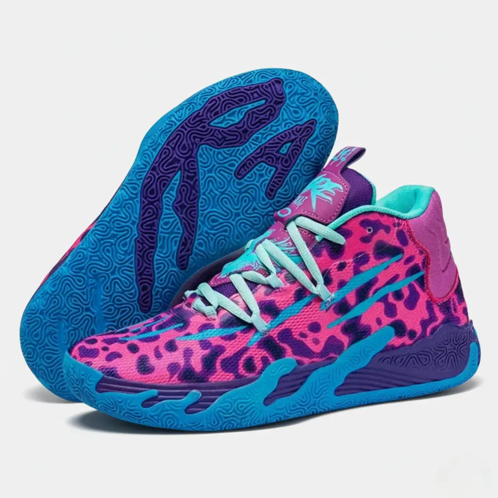 KIT Tênis de Vôlei AeroDunk + Joelheira de Brinde-Roxo/Azul