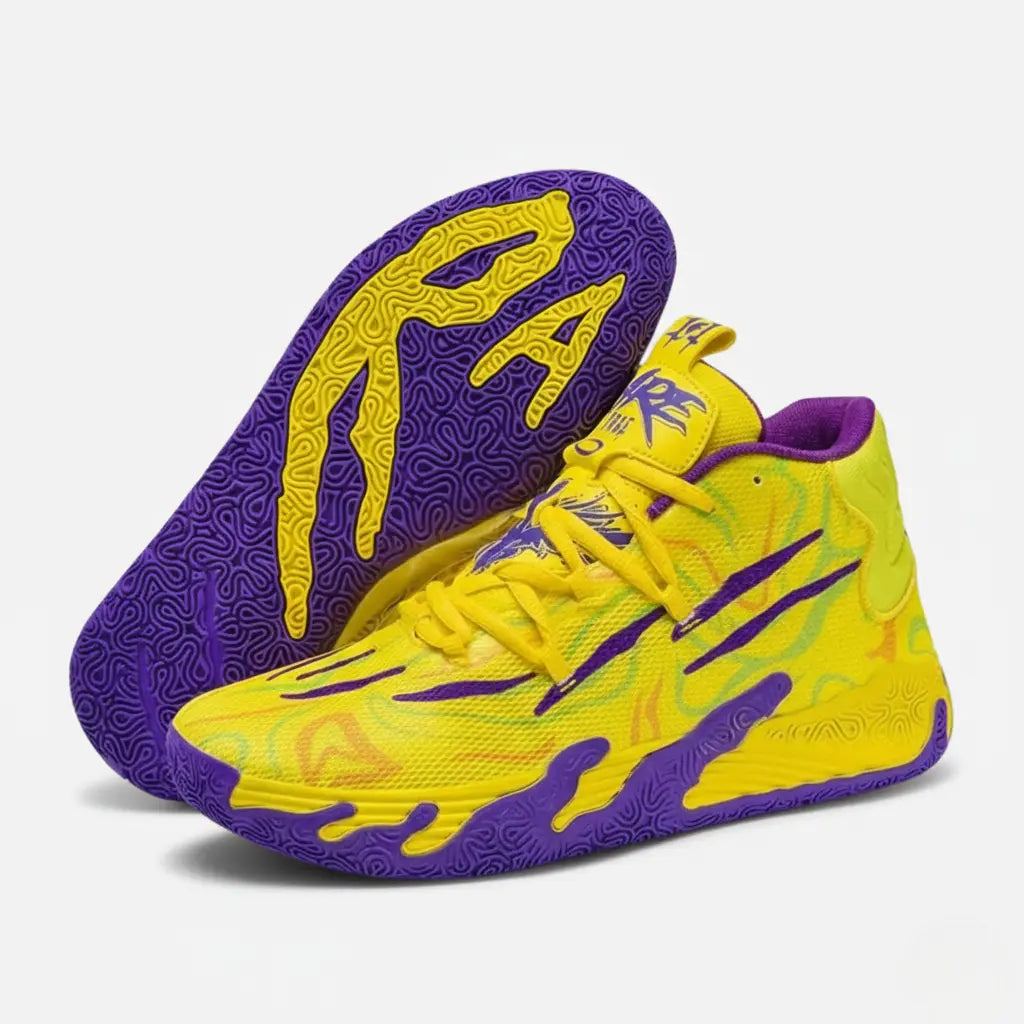 KIT Tênis de Vôlei AeroDunk + Joelheira de Brinde-Amarelo