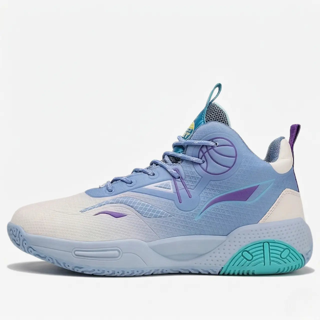 Tênis de Basquete VortexPulse Pro | Alto Desempenho E Antiderrapante-Azul Claro