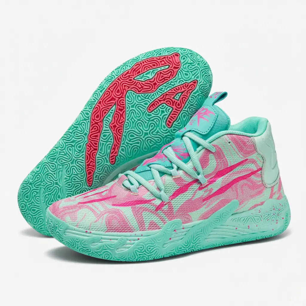 KIT Tênis de Vôlei AeroDunk + Joelheira de Brinde-Verde/Rosa